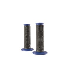 ONEAL MX PRO GRIPS HALF WAFFLE DUAL COMP - BLK/BLU (WAS 7160800)