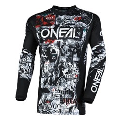 ONEAL ELEMENT JSY ATTACK - BLK/WHT (LG)  [ONC01] #