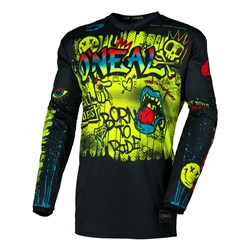 ONEAL 27 ELEMENT YOUTH JSY RANCID - BLK/N-YEL (MD)