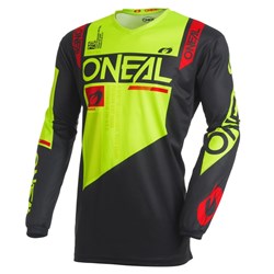 ONEAL 27 ELEMENT JSY FACTOR - BLACK/NEON (MD)
