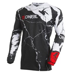 ONEAL 27 ELEMENT JSY ACID - WHITE/BLACK (MD)