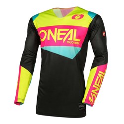 ONEAL HARDWEAR AIR JSY SLAM BLK/N-YEL/PNK (XL)  [ONC01] #