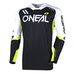 ONEAL HARDWEAR JSY FLOW - BLK/WHT (SM)  [ONC01] #
