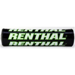 RENTHAL SX BAR PAD MINI 8.5 INCH 205mm BLK/WHT/GRN - GRY FOAM (P292)