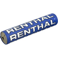 RENTHAL SX BAR PAD VINTAGE 10 INCH 240mm BLU/BLK/WHT - GRY FOAM (P349)