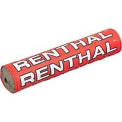 RENTHAL SX BAR PAD VINTAGE 10 INCH 240mm RED/BLK/WHT - GRY FOAM (P352)