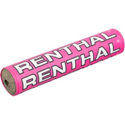 RENTHAL SX BAR PAD VINTAGE 10 INCH 240mm PNK/BLK/WHT - GRY FOAM (P356)