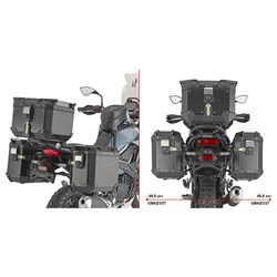 GIVI ONE-FIT PANNIER FRAMES - KAWASAKI KLE500 / KLE500SE 26- (CAM)