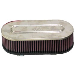 K&N 2-1/16 DUAL FLANGE, 8-1/2 X 3-3/4OD,2-3/8H  [ONC01] #