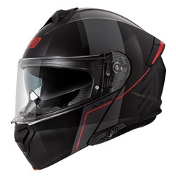 RJAYS TOURTECH V HELM STRIVE BLK/GRY/RED (XS)