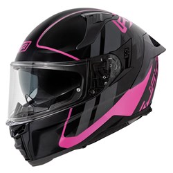 RJAYS DOMINATOR III HELM SPRINT BLK/PNK (SM)