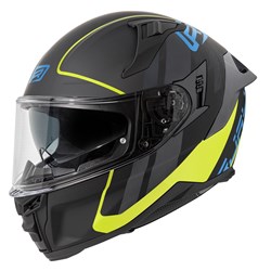 RJAYS DOMINATOR III HELM SPRINT MATTE BLU/YLW (LG)