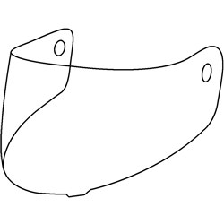 RJAYS DAKAR II VISOR CLEAR [ONC01]