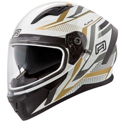 RJAYS APEX III HELM IGNITE WHITE/GOLD (SM) [ONC01]