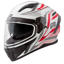 RJAYS APEX III HELM IGNITE WHITE/RED (SM) [ONC01]