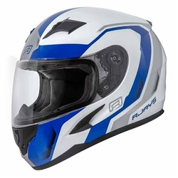 RJAYS GRID HELM GLOSS WHT/BLU (MD)  [ONC01] #