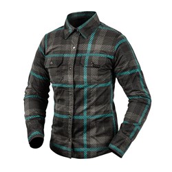 RJAYS REGIMENT 2 SHIRT LADIES BLK/TEAL RJAYS75 (16) [ONC01]