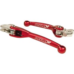 STREAMLINE MX REFLEX LEVER SET HONDA RED . [ONC01] #