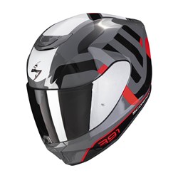 SCORPION EXO EXO-391 AROK - GREY/RED/BLACK (SM)