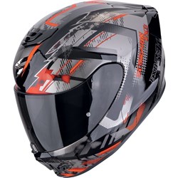 SCORPION EXO 391 CLUTTER -  BLK/RED (XS)