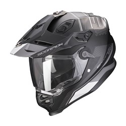 SCORPION EXO ADF-9000 AIR DESERT - MATTE BLACK/SILVER (XL)