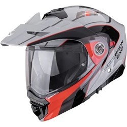 SCORPION EXO ADX-2  KAMPS - GREY/RED (LG)