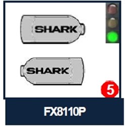 SHARK S/P - SPARTAN RS SIDE COVERS COPPER
