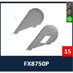 SHARK S/P - OXO CHIN PLATE COVERS