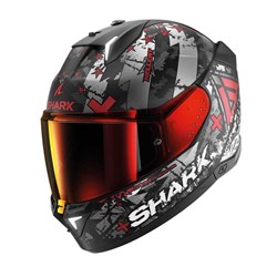 SHARK SKWAL i3 HELLCAT BLK/RED + VISOR (MD) [ONC01]