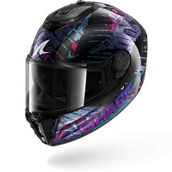 SHARK SPARTAN RS REPTAIA BLK/BLU (2XL)