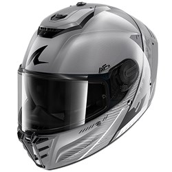 SHARK SPARTAN RS SPEED-TECH SIL/WHT/BLK (XL)