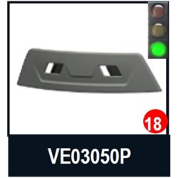 SHARK S/P - AERON-GP FRONT VENTILATION MATTE BLK