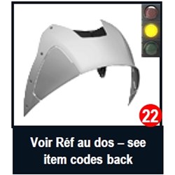 SHARK S/P - AERON-GP SPOILER ZARCO GP DE FRANCE SMALL SHELL