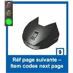 SHARK S/P - SPARTAN  TOP VENT MATTE BLACK