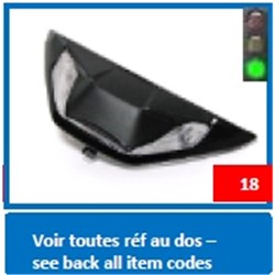 SHARK S/P - SKWAL2 CHIN VENT BLACK