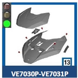 SHARK S/P - SPARTAN GT PRO TOP VENT MATTE BLACK