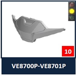 SHARK S/P - OXO CHIN VENT MATTE BLACK