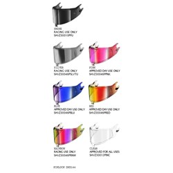SHARK VIS - SPARTAN GT PRO RS VISOR DARK SMOKE