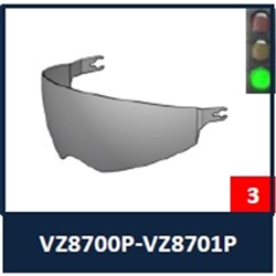 SHARK VIS - OXO SUNVISOR DARK SMOKE SMALL SHELL