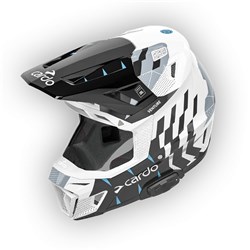 CARDO VENTURE MX HELM (UCS/DMC) - WHT/BLK (XL)