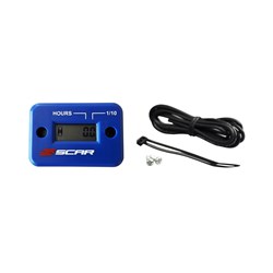 SCAR HOUR METER BLU