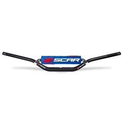 SCAR S2 7/8 H/BAR HIGH BAR BLK / PAD BLU