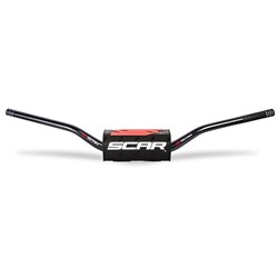 SCAR O2 H/BAR TAPERED VILLOPOTO/STEWART BAR BLK / PAD BLK
