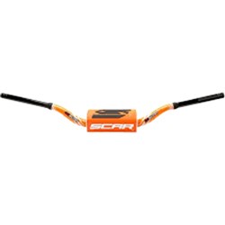 SCAR O2 H/BAR COLOR O28,6 (1 1/8") MCGRATH/SHORT STYLE KTM BAR ORG / PAD ORG