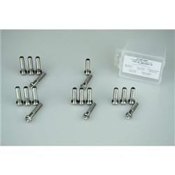 SCAR TITANIUM FRONT END KIT BOLT YAMAHA YZ125-250 2015-2022
