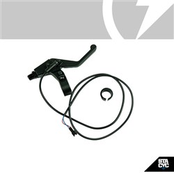 STACYC S/P - REAR BRAKE LEVER - 16HDRIVE DIECAST ALLOY
BLK BRACKET BLACK LEVER W/ MOTOR CUTOFF SWITCH 19MM CLAMP (16H)
