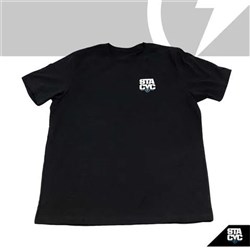 STACYC APPAREL - T-SHIRT STACKED LOGO - ADULT | M | BLACK (Tees)