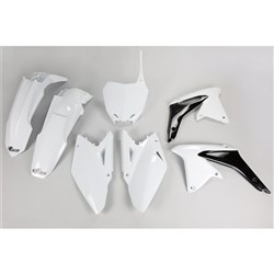 UFO SUZUKI PLASTICS KIT RMZ450 08-17 WHT #