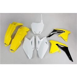 UFO SUZUKI PLASTICS KIT RMZ450 08-17 (2011-12 OEM) (WILL BECOME SUKIT412FE999) #