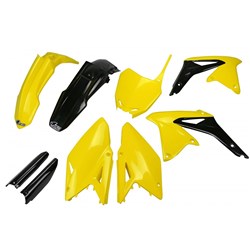 UFO SUZUKI FULL PLASTICS KIT RMZ450 08-17 (OEM 14-16) (WAS SUKIT417E999)